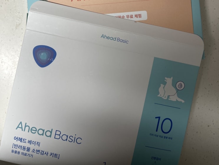  내돈내산 핏펫 반려동물 소변 검사 키트 어헤드 베이직 강아지 후기!!