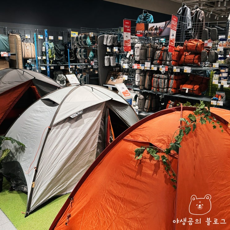  일산 캠핑용품 고양 스타필드에서 한꺼번에 둘러보는 스포츠 용품점 데카트론