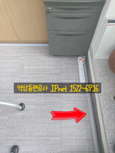  역삼동 랜공사 작업 과정 선정리 후 회선 구축하기