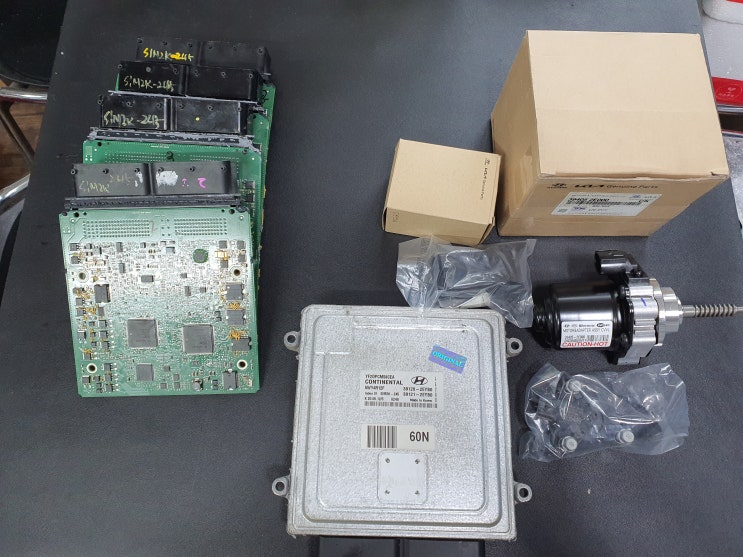  현대 YF소나타 CVVL ECU 수리