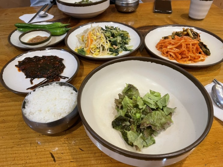 건강한 점심 밥상 한끼, 행복한 청국장 건강한 점심 밥상 한끼, 행복한 청국장