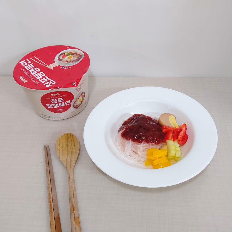  풀리어트 청포탱탱묵면 맛있는 저칼로리 다이어트 국수