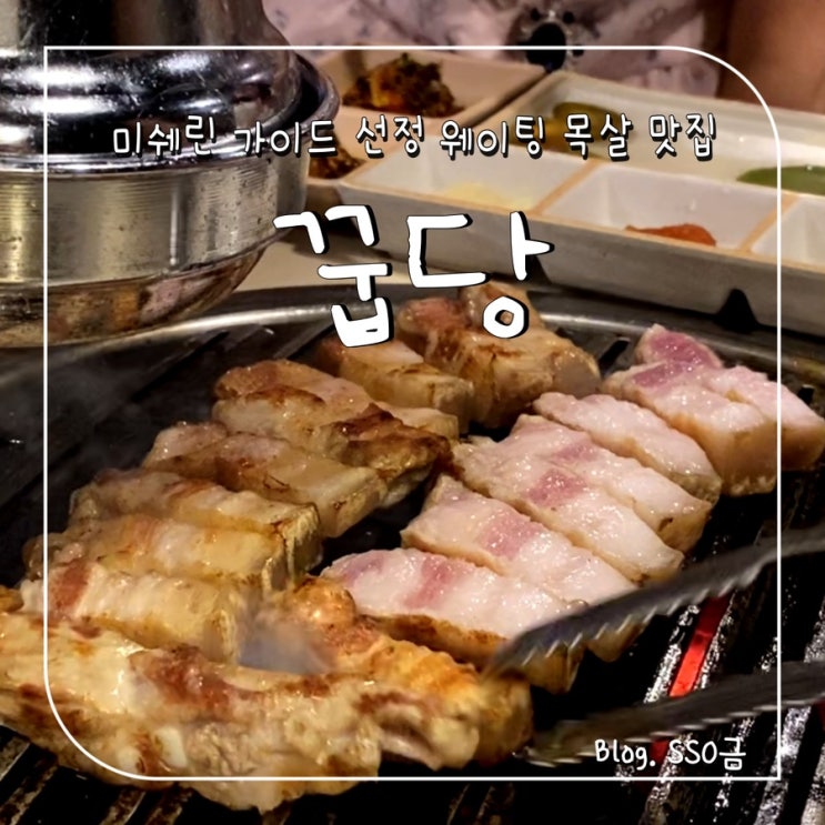  [논현/신사] 꿉당 본점 : 미쉐린 가이드 목살 맛집(내돈내산 부위별 맛 비교/주차/웨이팅)