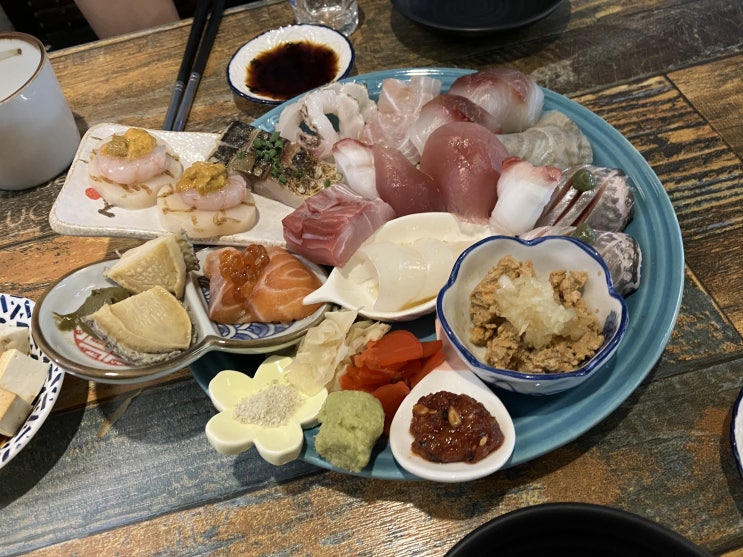  건대 숙성회 맛집 이자카야 악당 모듬숙성회