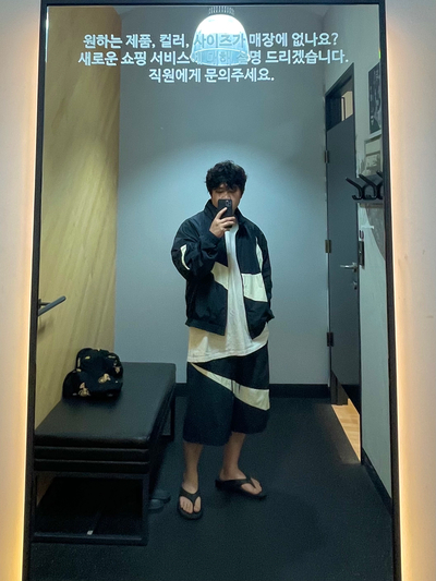  나이키 우븐 바람막이 셋업 리뷰