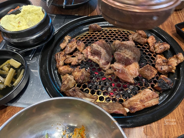  양주 정육식당 백가네에서 맛있는 돼지갈비 먹고 왔어요