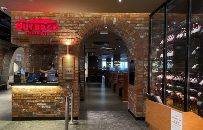  아웃백 런치세트 꿀팁!경기 신세계점