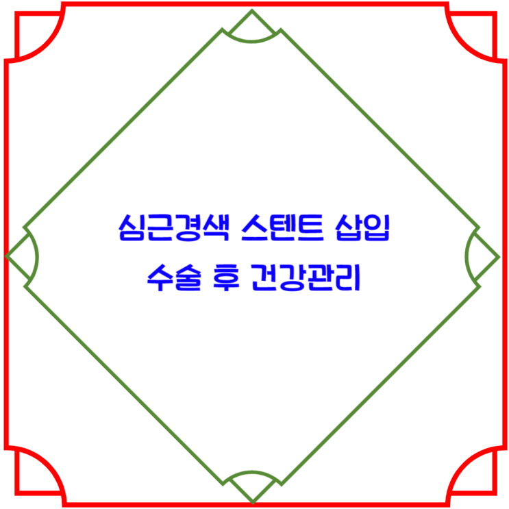  심근경색 스텐트 삽입 수술 후의 건강 유지 : 개인 맞춤 관리 전략