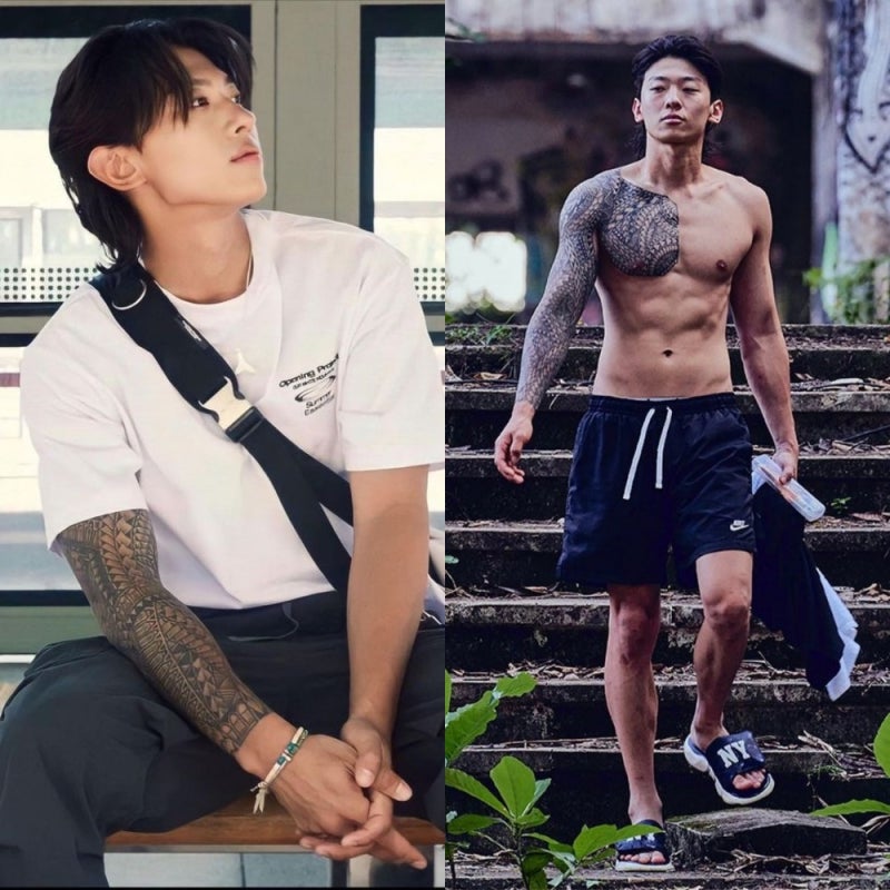 덱스 타투 종류 폴리네시안 트라이벌 남자 팔타투 긴팔 문신에 대해서