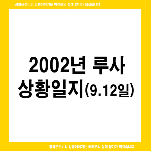  2002년 제15호 태풍 루사의 상황일지