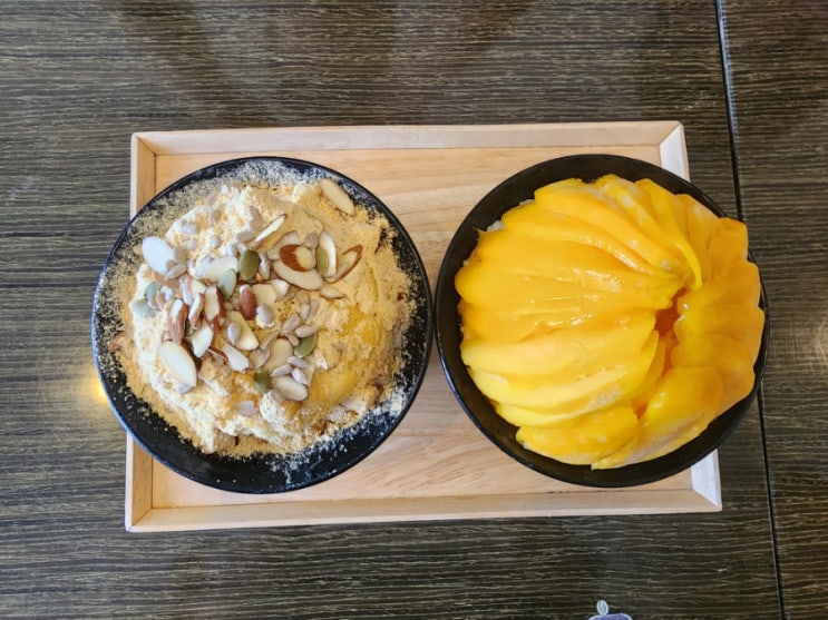  고양시 화정 덕양구청 근처 빙수집 기절팥빙수 / 망고빙수 인절미빙수 쵝오 넘나 맛나