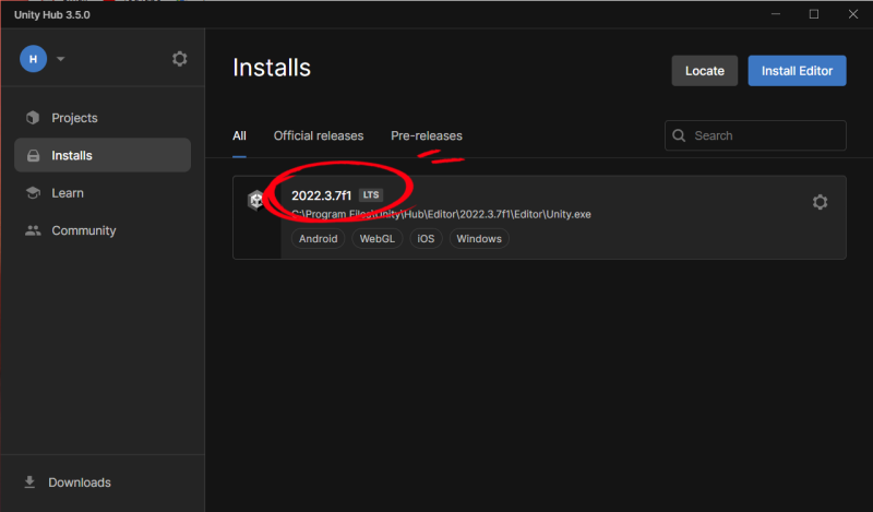 유니티 에디터 설치 실패 오류 Editor Application Validation Failed 에러 간단 해결법 : 네이버 블로그