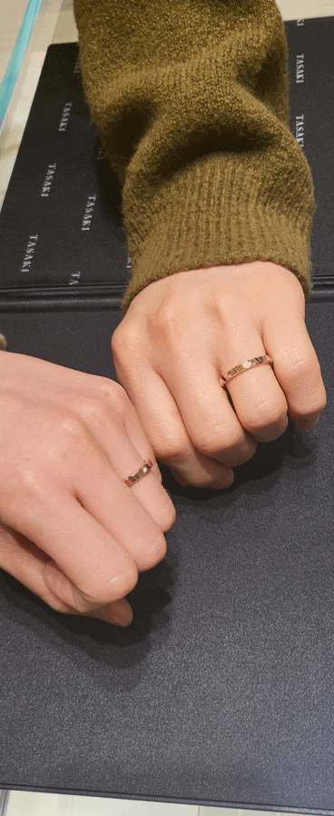  백화점 명품 브랜드 웨딩밴드 투어 후기 - 착용샷 가격 (까르띠에, 부쉐론, 티파니앤코, 타사키, 쇼메, 불가리)