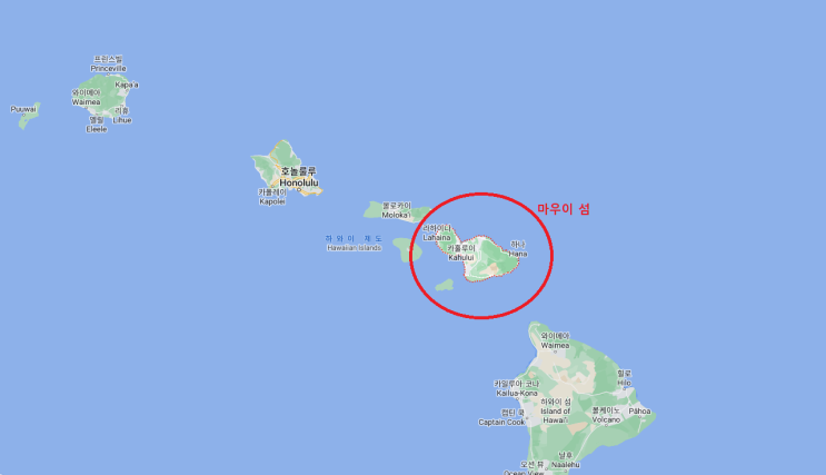 하와이 마우이섬 산불 피해 현황