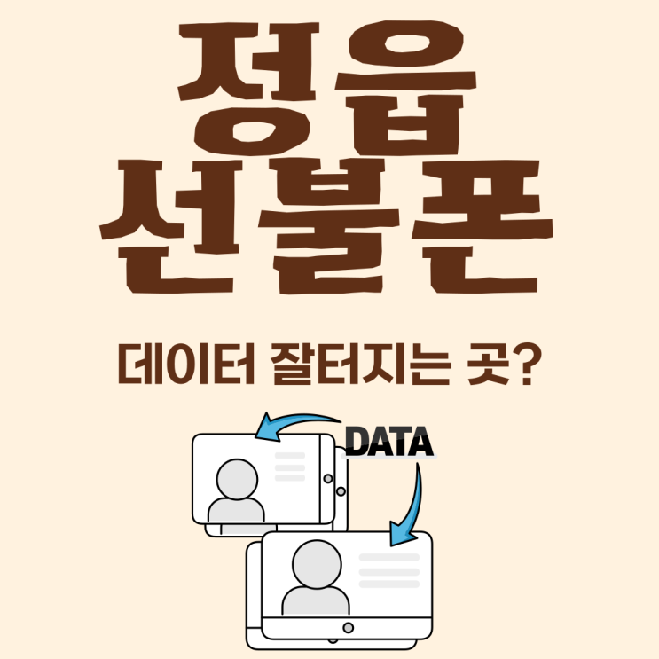  정읍선불폰 데이터잘터지는 그런통신사 없을까