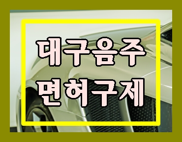  대구 행정사 음주운전 면허취소 행정심판을 위한 Tip