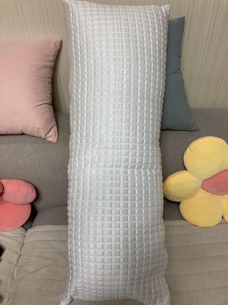  숙면을 취하기 힘든 여름,구름 위에서 자는 느낌의 누잠 토퍼와 쉬즈홈 냉감 바디필로우 구매후기