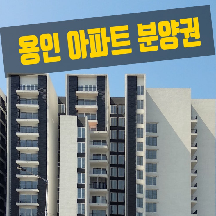  용인시 처인구, 입주를 앞둔 아파트 분양권 시세 비교
