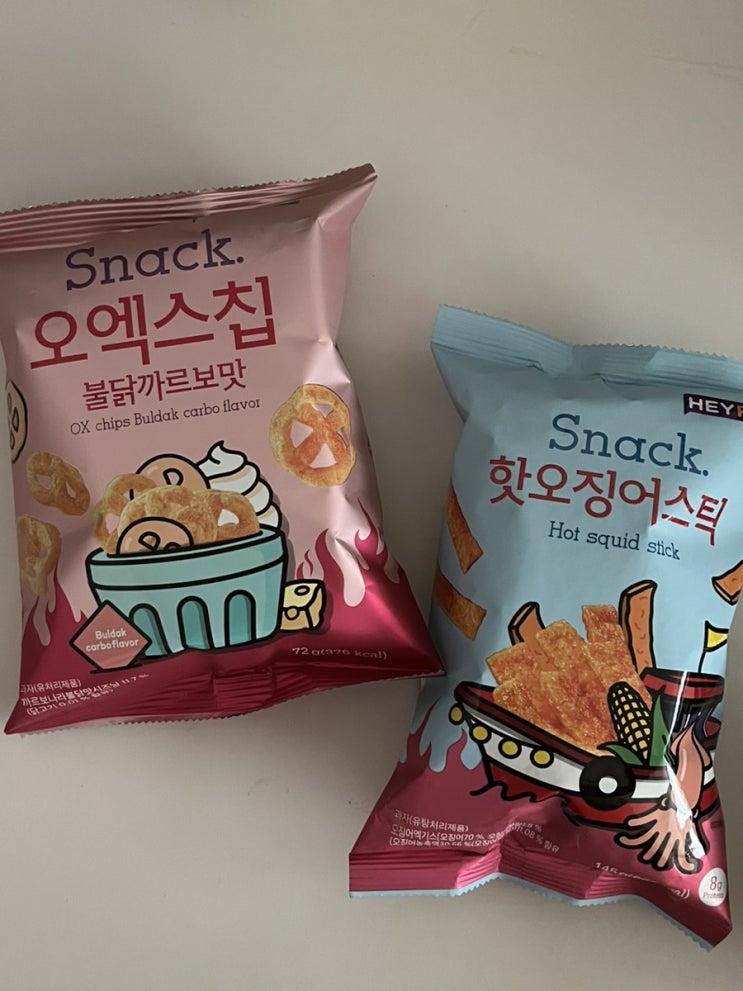 [신상] 핫오징어스틱, 오엑스칩