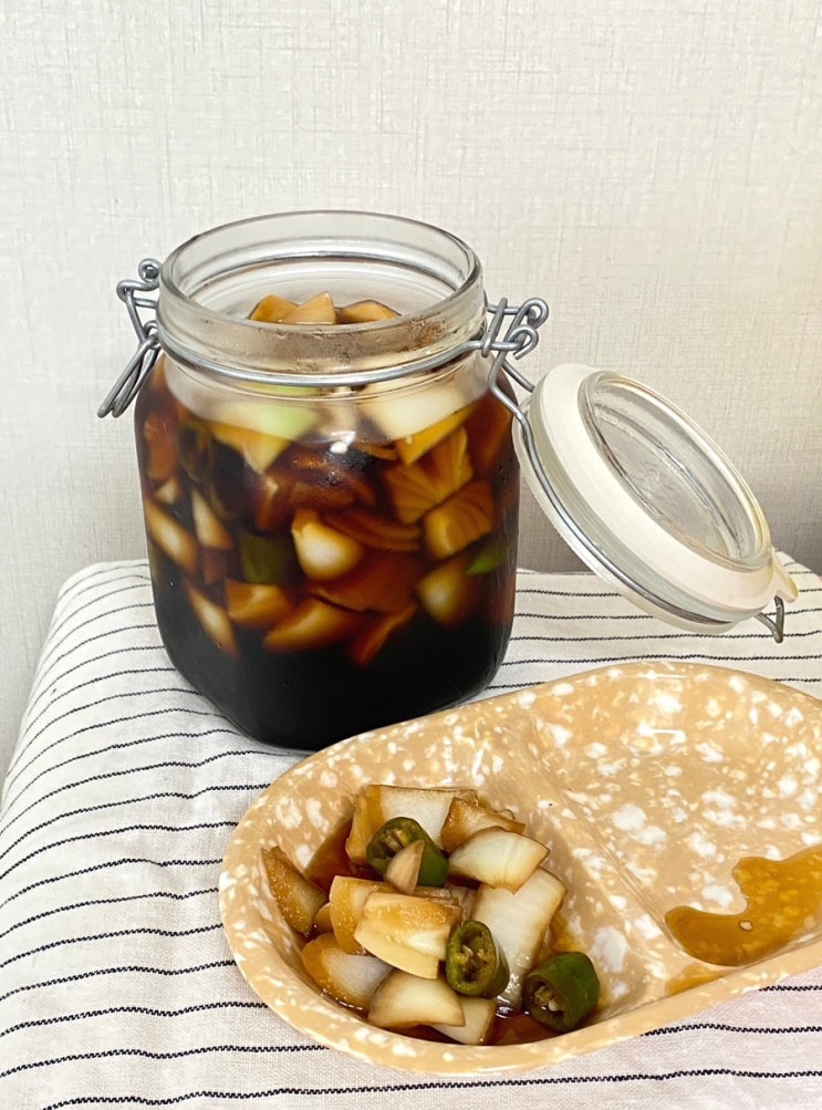  양파 장아찌 만드는법 양파 반찬 만들기
