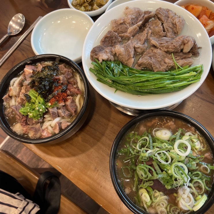 부산 광안리 바로해장, 우동국밥과 갈비살 수육이 맛있는 해장국집