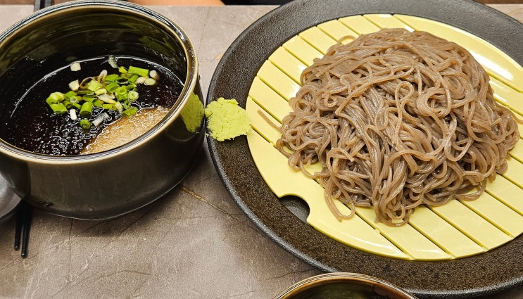  광교) 광교호수공원 인근 모밀 맛집 "정성가"