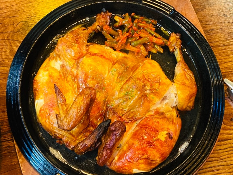  인천 원당동 전기구이 통닭의 정석 겉바속촉 마늘쫑닭 구로도통닭 검단신도시점
