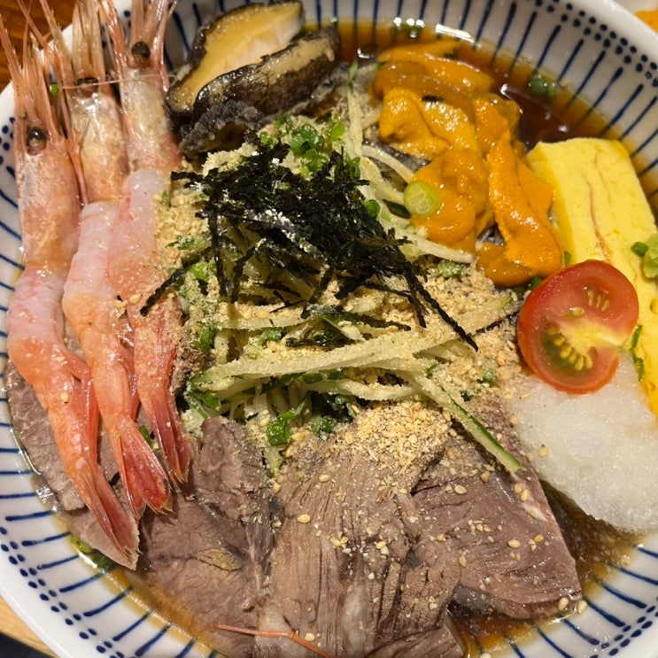  [망원 맛집] 왕소바, 전복단새우냉소바 솔직후기 내돈내산: 소바식당