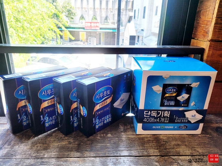  올리브영 단독기획으로 만나볼 수 있는 피부에 자극 없는 '시루콧토 우루우루 화장솜'