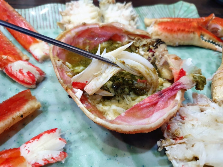  장안동 장한평역 맛집 독도게찜 푸짐한 대게 세트