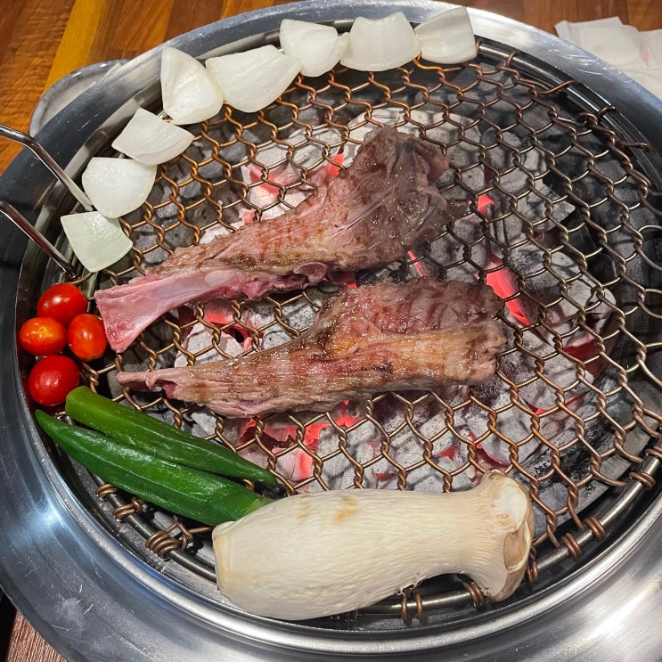  청담 양고기 / 양갈비 맛집, 에이뿔램 (청담동 구워주는 고깃집)