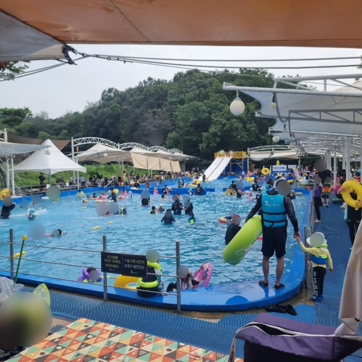 투앤디 야외수영장 의정부에 외부 음식 및 취사 가능한 실외 수영장 (재방문)