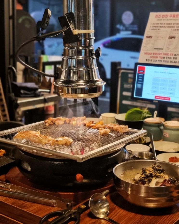  롯데월드 주변 맛집 잠실새내 숯불닭갈비 신선계