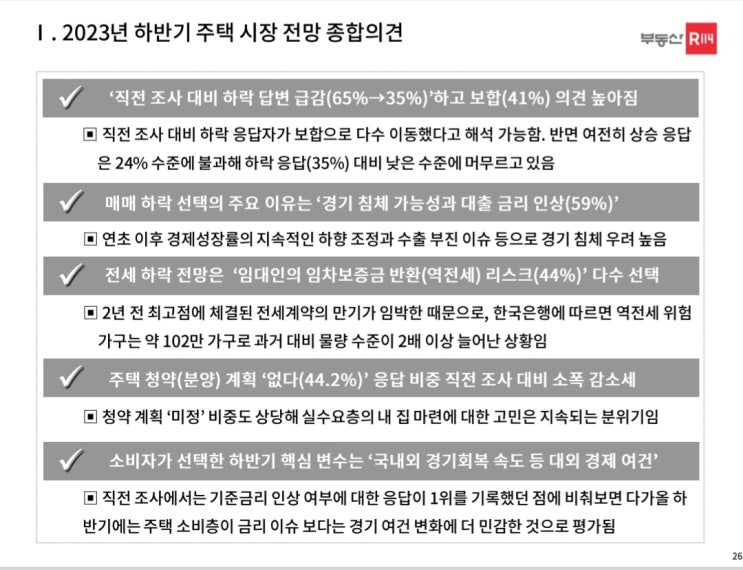 2023년 하반기 주택 시장 전망보고서 (BY R114) 2023년 하반기 주택 시장 전망보고서 (BY R114)