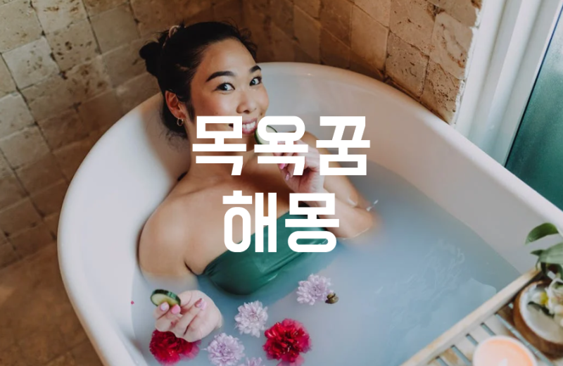 목욕꿈해몽 목욕하는꿈 샤워하는꿈 대중목욕탕꿈 목욕시키는꿈