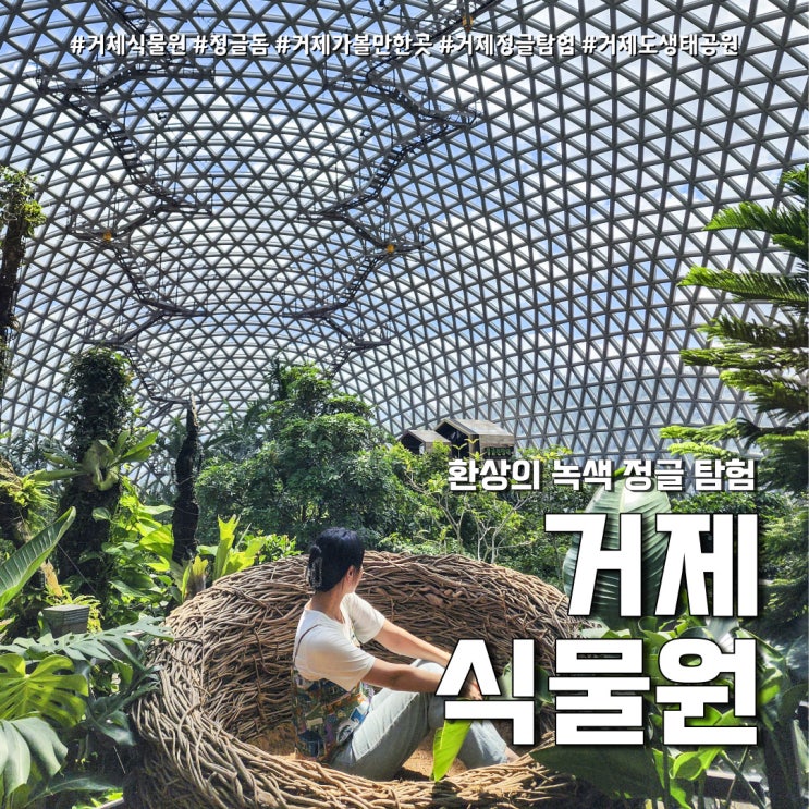  거제식물원 가볼만한 포토존 정리(feat. 거제정글돔 녹색탐험 )