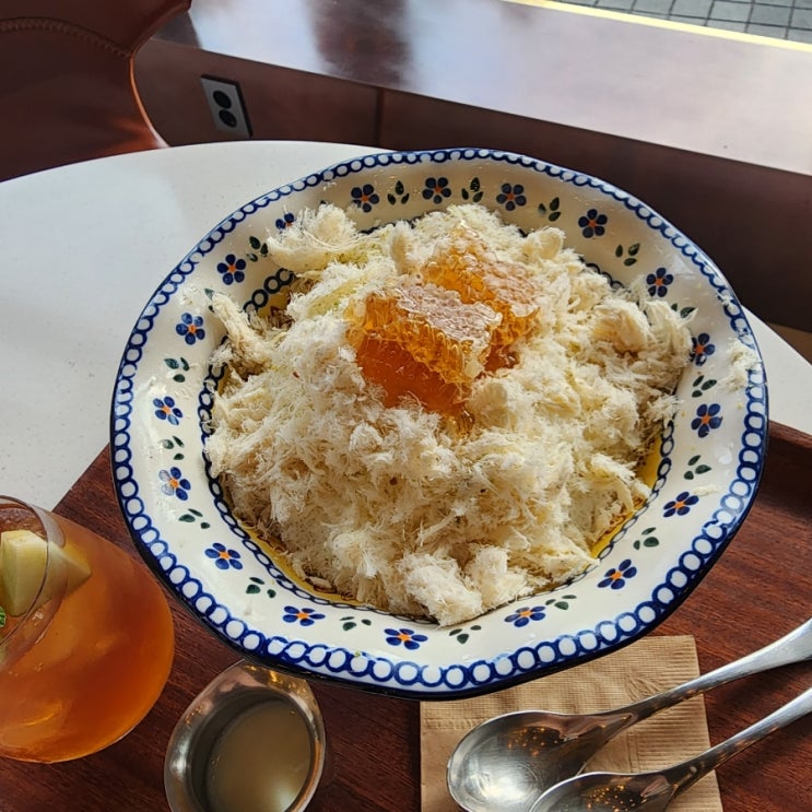  [삼성역 빙수] 오크우드호텔 카페 '르푸도레' 카이막빙수, 애플블랙아이스 추천 후기