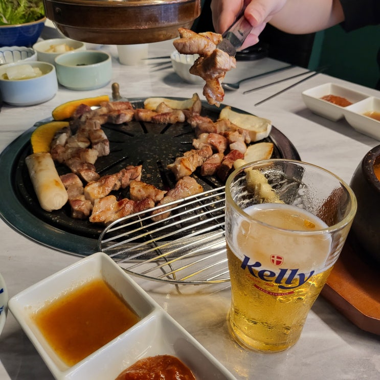 안양 댕리단길 맛집 삼겹살 소고기 식당 우기화로