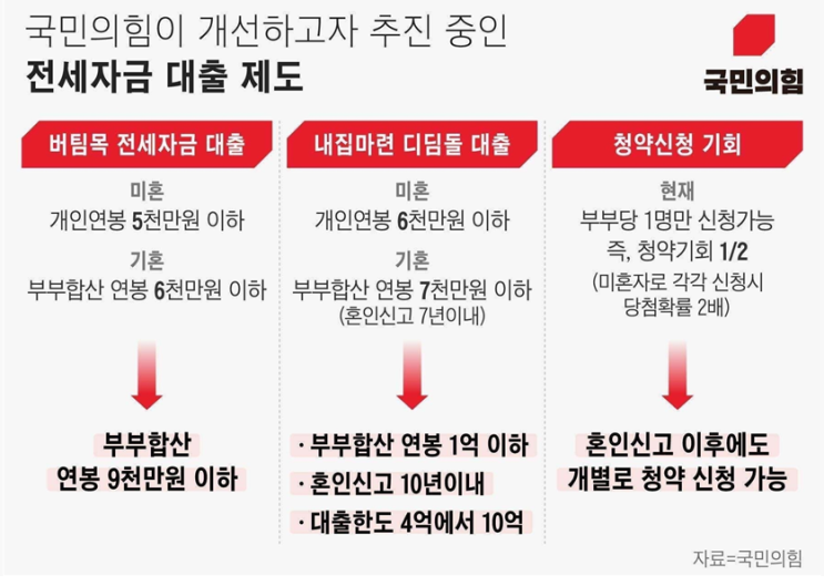 전세자금 대출 제도 개선 추진中