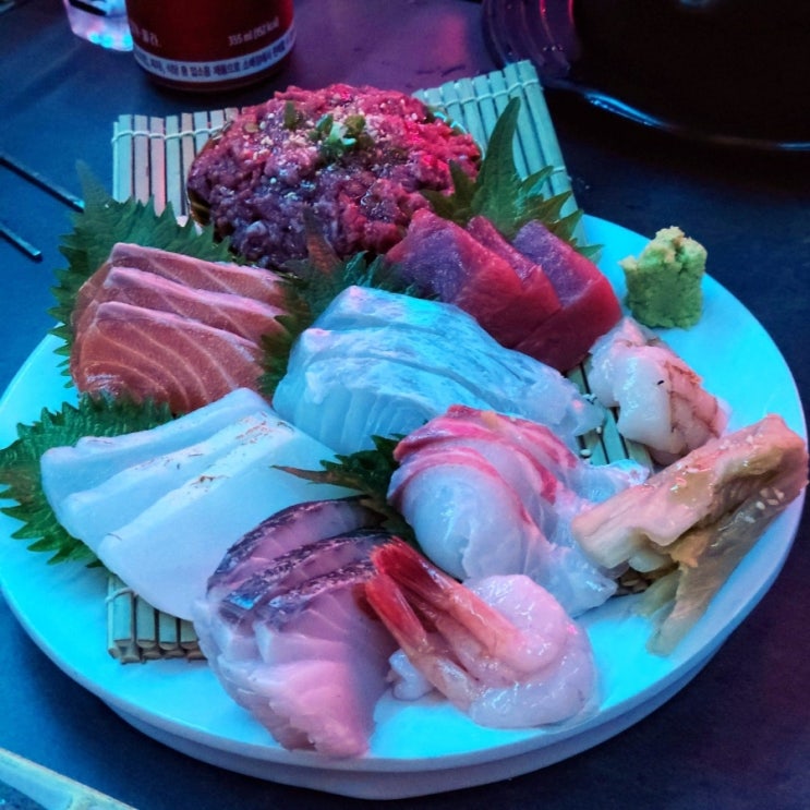  연남동 청화접 크림버섯뇨끼 모둠숙성사시미
