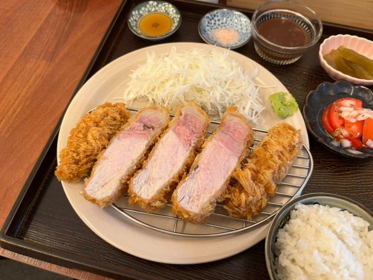 가성비 좋고 맛도 좋은, 죽전 돈까스 맛집 오카츠! 상로스카츠 정식 먹어봤어요~