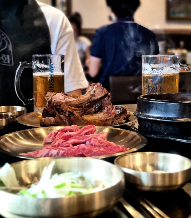 언주역 맛집 합리적인 가격의 강남 등갈비 수제맥주 꿀조합