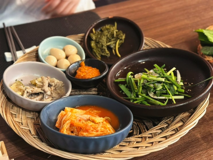  41타워 한식집 고래아방 강된장 쌈밥