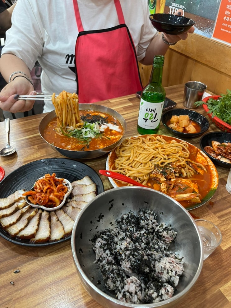  2023년 7월 30일 | 강원도 깜찌기들의 대전&유성여행 2일차, 이영자맛집 오징어두부두루치기 맛집 “복수분식 본점”