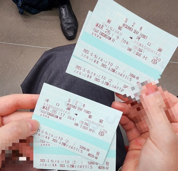  신주쿠에서 가와구치코 여행(+코스안내)