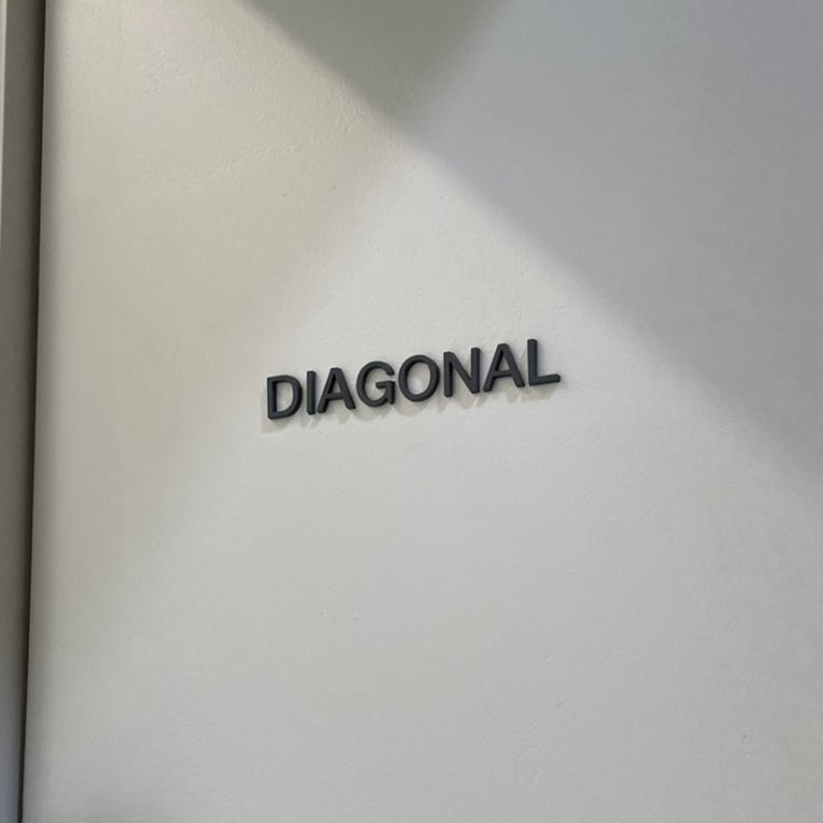 【DIAGONAL】 한남동 다이애그널 매장 쇼룸 +23제품 세일