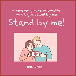 Stand by me(스탠바이미) 뜻 가사 해석(번역) 곡정보 악보 코드