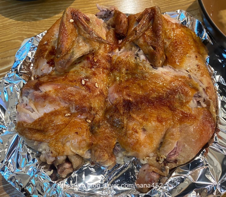  신호등 장작구이 서오릉 맛집 주말 나들이 주차장, 누릉지통닭