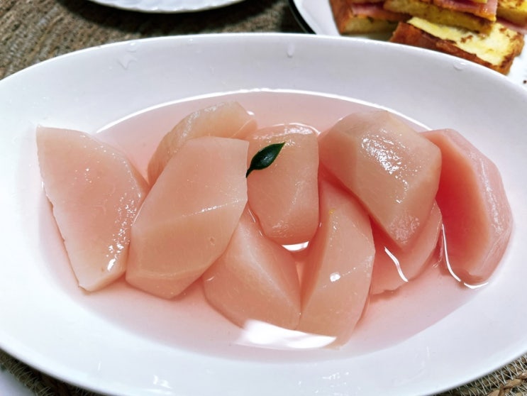  복숭아통조림 싱거운복숭아 활용 복숭아조림 여름간식