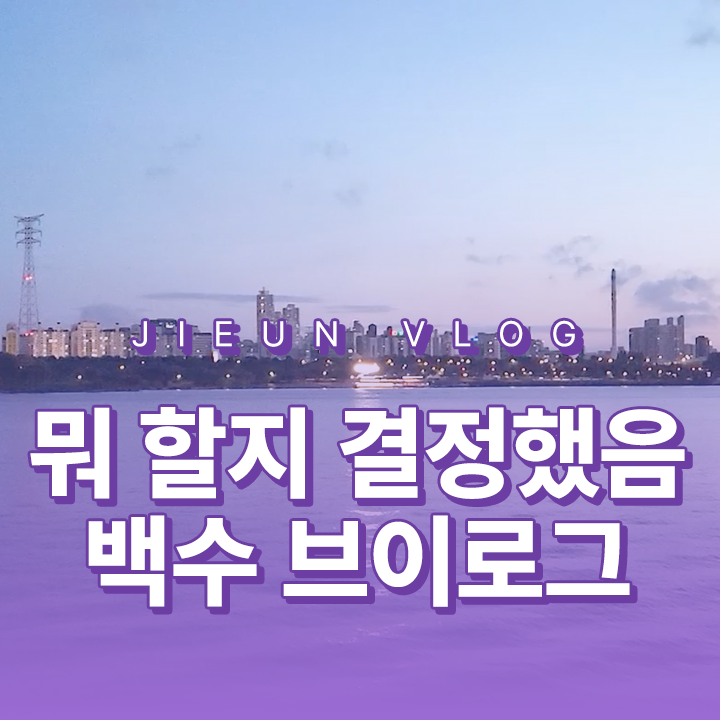 [Vlog] 뭐 할지 결정했음 백수 브이로그